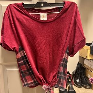 Small 2016-2017 Self Esteem maroon shirt
